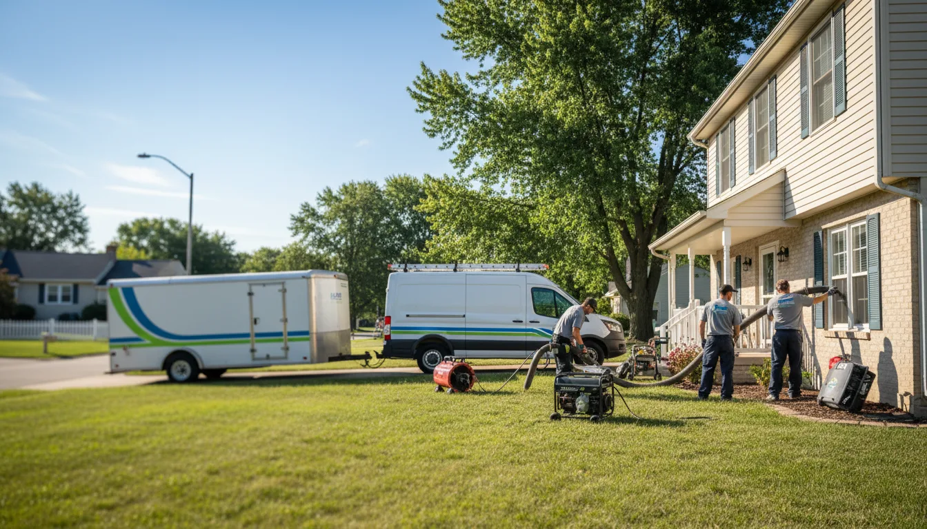 Flooded Basement Restoration And Cleanup With Repair in Hurdland, MO near me